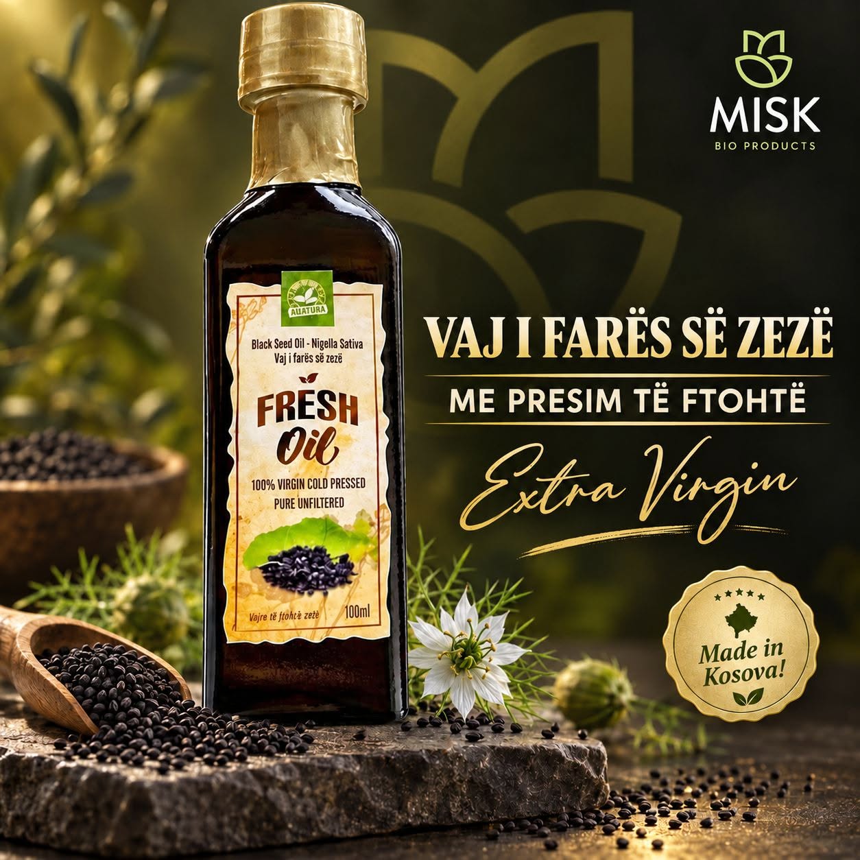 Vaj i Farës së Zezë 100% Virgin